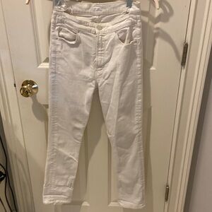 Mother Denim White Jeans